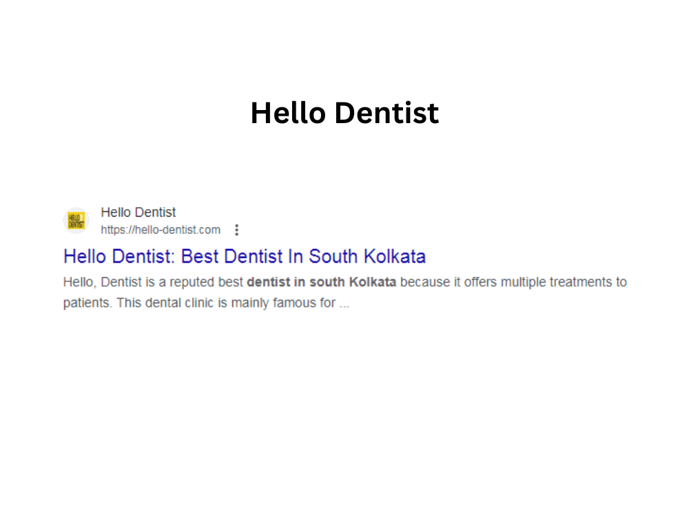 Hello Dentist Portfolio