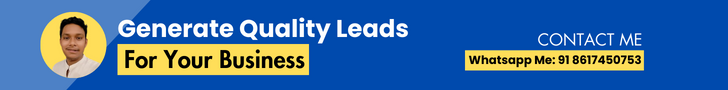 Generate Quality Leads Arijit Dey Banner